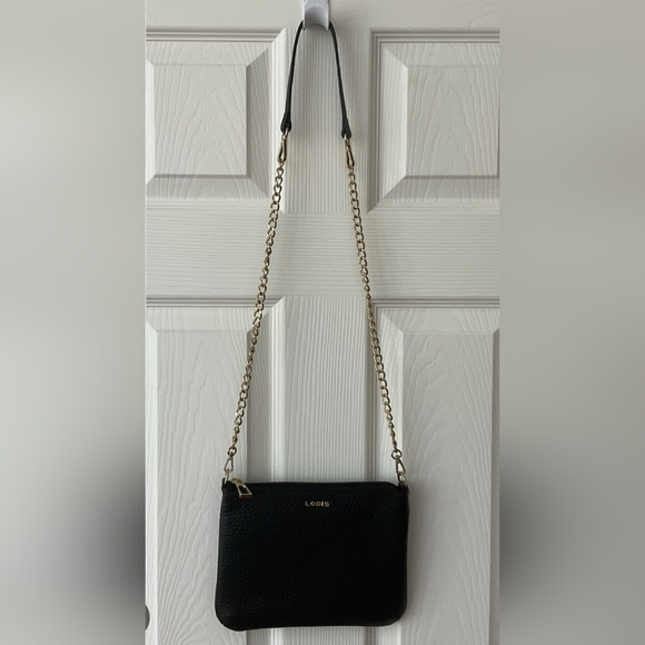 LODIS Elegant Black Chain Shoulder Bag - Picture 1 of 4